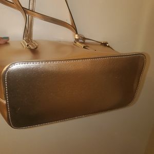 ALDO Rose gold tote